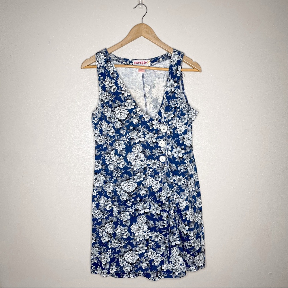 Vintage 90’s Cotton Floral Romper, medium - Picture 3 of 9